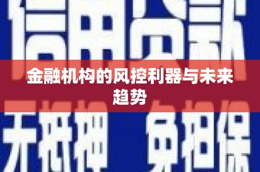 同仁金融机构的风控利器与未来趋势